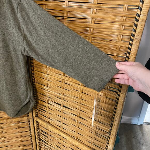 Ruby Rd. Woman 1X Green Cowl Neck Button Pullover Knit Top NWT cozy comfy autumn - Picture 7 of 8